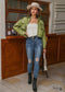 Boho Chic Jacket in Faux Leather